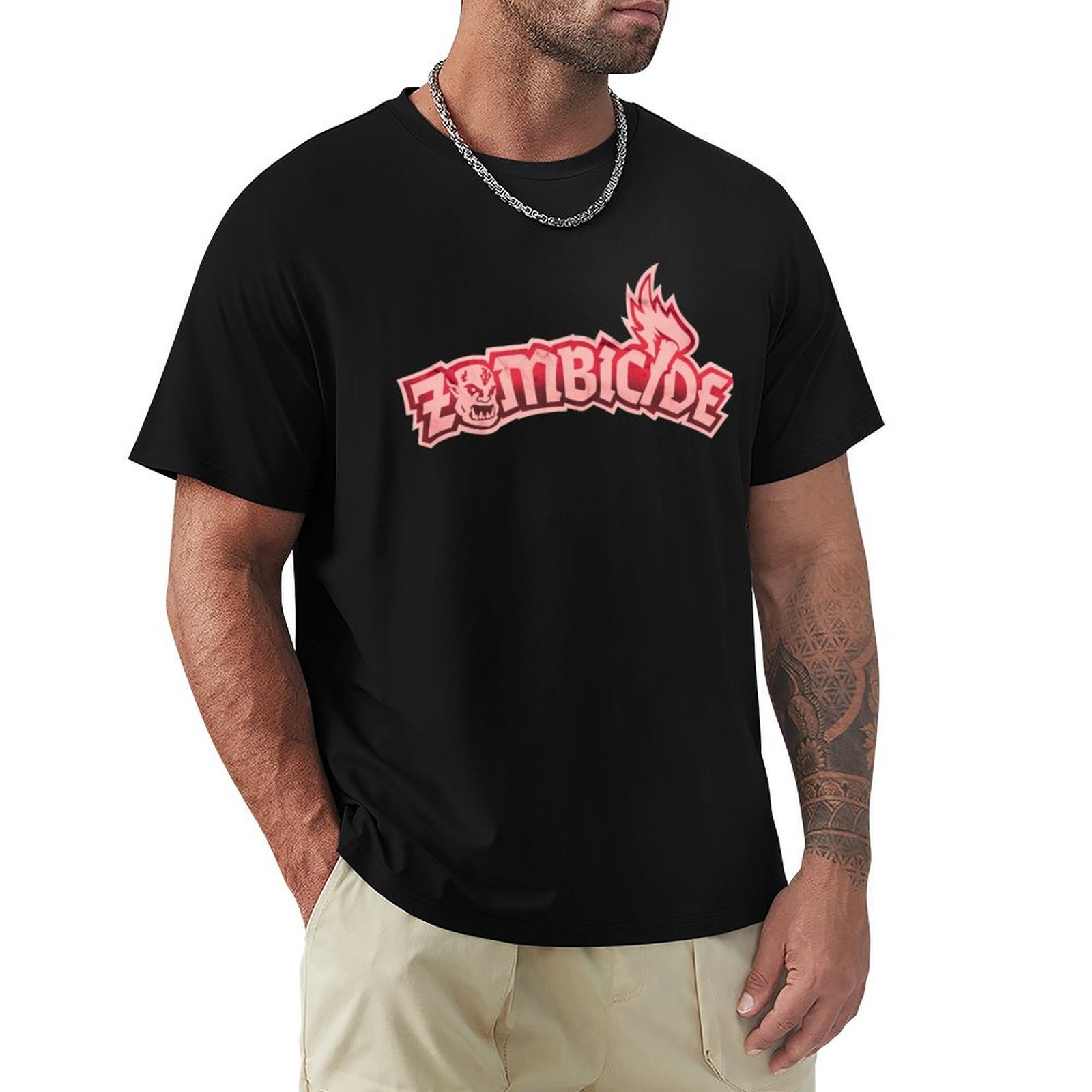Board Game Zombicide - ゾンビサイド ボードゲーム Tシャツ フェスティバル シンプル Tシャツ