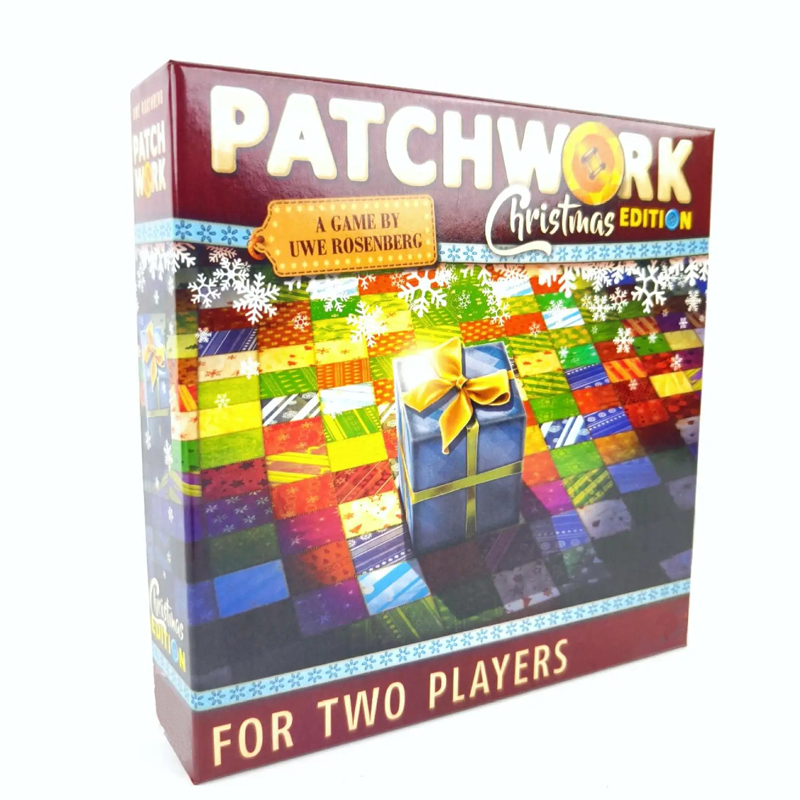 Board Game Catan - ファブリック織りクリスマスボードゲーム（2人用）面白いゲーム、紙カード、英語版、パッチウォーズ戦略ボードゲーム