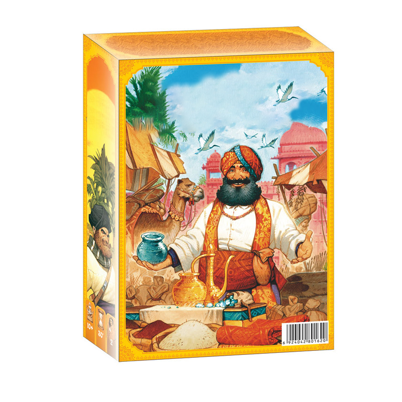 Board Game Catan - 商人カードゲーム 家族パーティーや子供、大人向けの戦略的トレーディングボードゲーム インドをテーマにしたクリスマスの楽しみ 商人の対戦ゲーム
