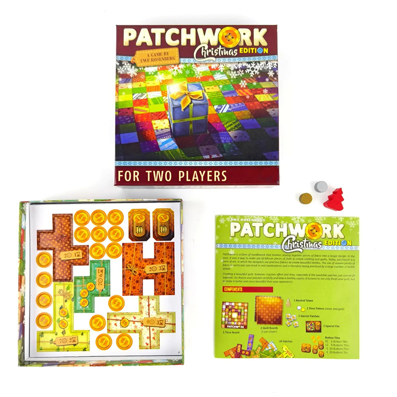 ファブリック織りクリスマスボードゲーム（2人用）面白いゲーム - Board Game Catan のレビューと価格