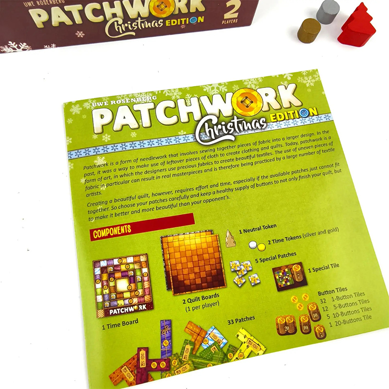 ファブリック織りクリスマスボードゲーム（2人用）面白いゲーム - Board Game Catan のレビューと価格