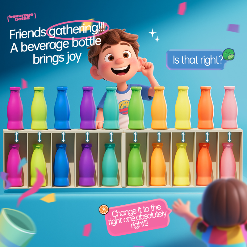 カラーマッチング機能付きの人気の子供向け楽しいドリンク、幼児 - Board Game Nations のレビューと価格