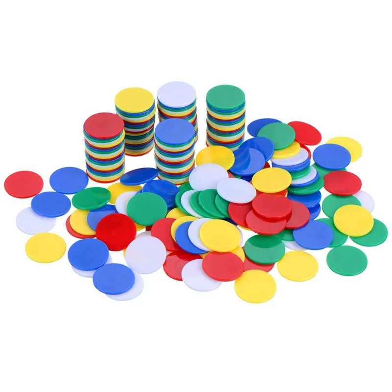 100/300個 プラスチックチップ DIYトークン カラフ - Board Game The Sims のレビューと価格